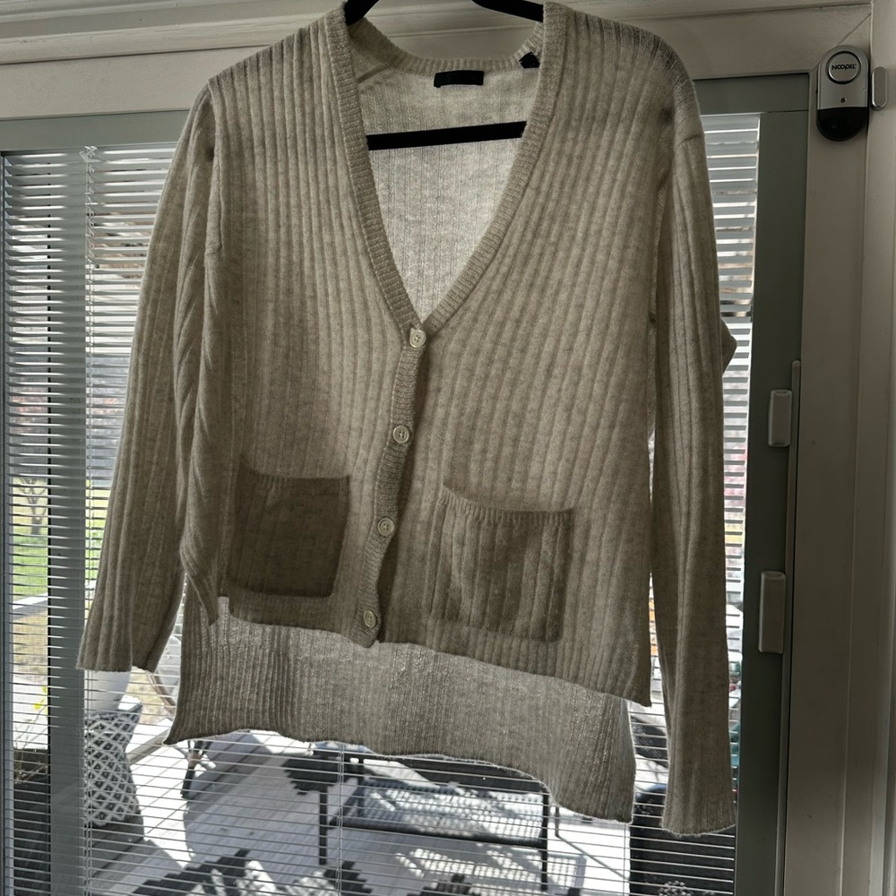 Revolve ATM Anthony Thomas Melillo Cashmere deep V cardigan